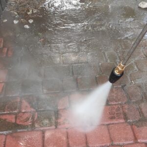 fotowolot-expert - mycie wysokociśnieniowe - kostka brukowa